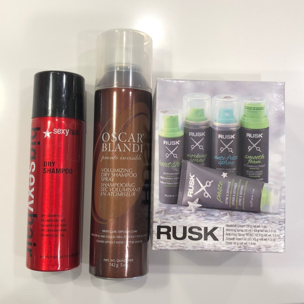 Lot of salon hair care, Big sexy hair dry shampoo